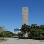 reg. 439-16 Campus da Cidade Universitária no Butantã. Torre da Praça do Relógio e prédio da Reitoria, 2016/12/06 Foto: Marcos Santos/USP Imagens