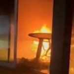 Casa de Rueda é incendiada