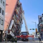 Vídeo: veja momento em que terremoto de Taiwan faz prédio desabar em rua movimentada